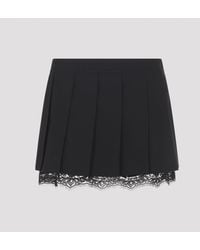 Acne Studios - Wool Mini Skirt - Lyst