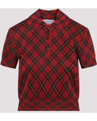 McQueen - Microcheck Polo - Lyst
