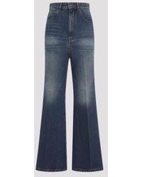 Victoria Beckham - Wide Leg Kick Jeans - Lyst