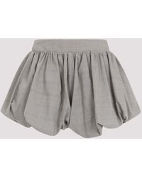 Frankie Shop - Alina Mini Bubble Hem Bermuda Shorts - Lyst