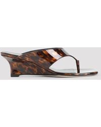 Stuart Weitzman - Stuart Weizman Vinnie Wedge Thong 50 Sandals - Lyst