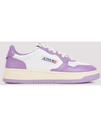 Autry - Medalist Bicolor Lilac Sneakers - Lyst