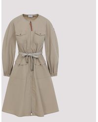 Moncler - Cotton Mini Dress - Lyst