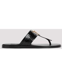 Tom Ford - Leather Flat Sandals - Lyst