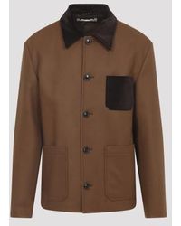 Marni - Double Splittable Wool Felt Workwear Jacket - Lyst