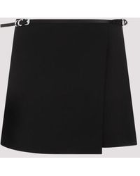 Givenchy - Chic Wrap Mini Skirt With Adjustable Belt - Lyst