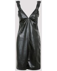 Bottega Veneta - Shiny Leather Tassel Dress - Lyst