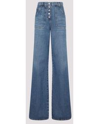 Etro - Wide Leg Denim Jeans - Lyst