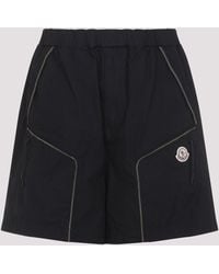Moncler - Cotton Bermuda - Lyst
