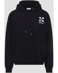 Off-White c/o Virgil Abloh - Logo Print Hoodie - Lyst