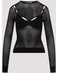 Off-White c/o Virgil Abloh - Net Arrow Bralette Top - Lyst