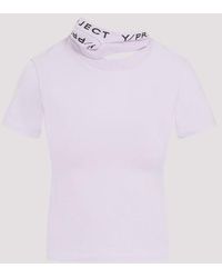 Y. Project - Y/project Tripe Coar Fitted T-hirt - Lyst