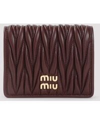 Miu Miu - Matelassé Wallet - Lyst