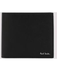 Paul Smith - Black Leather Wallet - Lyst