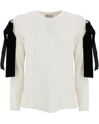 RED Valentino Bow Detail Jumper - Multicolour