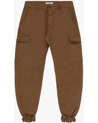 Imperial - Pantaloni Slim-Fit Con Orli Elasticizzati E Tasche Laterali - Lyst