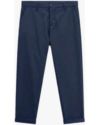 Imperial - Pantaloni Chino-Fit Con Risvolto E Tasche Laterali - Lyst