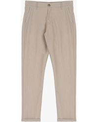 Imperial - Pantaloni Slim-Fit Monocolour Con Tasche Verticali - Lyst