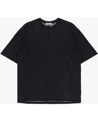 Imperial - T-Shirt Oversize Monocolour Con Scollo Tondo - Lyst