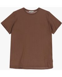 Imperial - T-Shirt Monocolour Con Scollo Tondo - Lyst