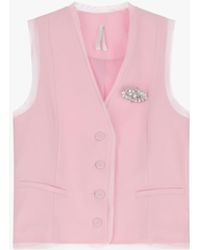 Imperial - Gilet avec passepoil et épingle - Lyst