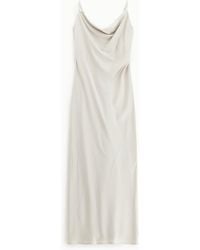 Imperial - Vestido Largo Con Escote Asimétrico - Lyst