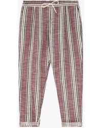 Imperial - Pantaloni A Righe Con Coulisse - Lyst