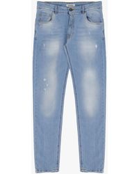 Imperial - Jeans Slim-Fit Effetto Délavé Con Abrasioni - Lyst