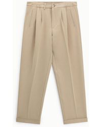 Imperial - Pantaloni Regular-Fit Con Pinces E Risvolto - Lyst