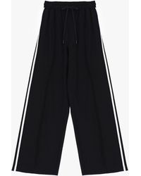 Imperial - Pantalon de jogging uni avec bandes en contraste, pinces et cordon coulissant - Lyst
