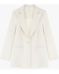 Imperial - Blazer Monopetto Con Collo A Lancia - Lyst