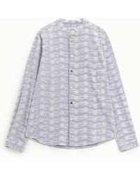 Imperial - Camicia Stampata Con Colletto Coreano - Lyst