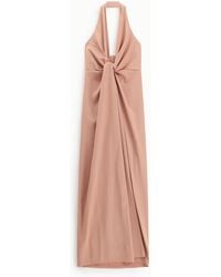 Imperial - Abito Lungo Con Scollo All'Americana - Lyst