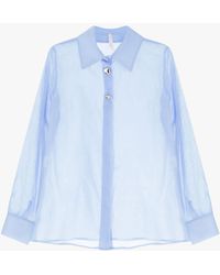 Imperial - Camicia Con Colletto Classico E Bottoni Dorati - Lyst