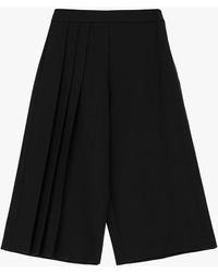 Imperial - Pantalones Cortos A La Rodilla Plisados - Lyst