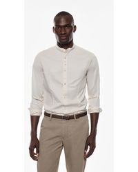 Imperial - Camisa Con Cuello Coreano Y Botones - Lyst