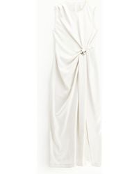 Imperial - Abito Lungo Con Scollo Asimmetrico - Lyst