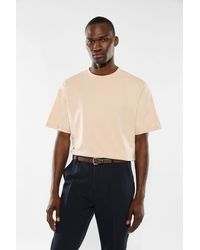 Imperial - T-shirt pur coton uni à encolure ronde - Lyst