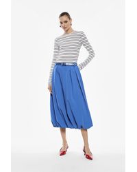Imperial - Falda Globo Con Cinturón - Lyst