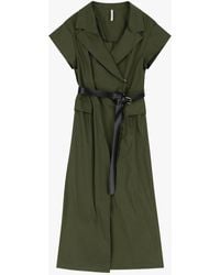 Imperial - Robe longue avec col à pointe - Lyst