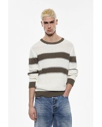 Imperial - Suéter De Rayas Con Cuello Redondo - Lyst