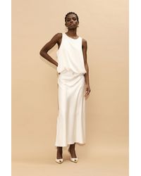 Imperial - Falda Larga Corte Fluido - Lyst