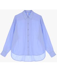 Imperial - Camicia Con Colletto Classico E Spalle Scese - Lyst