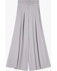 Imperial - Pantaloni Ampi Con Vita Alta - Lyst