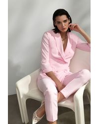 Imperial - Pantalón Pitillo Con Banda De Raso - Lyst
