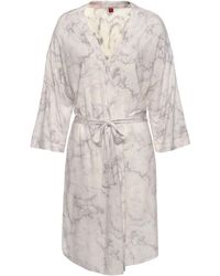 S.oliver Kimono, mit marmorierten Druck - Natur