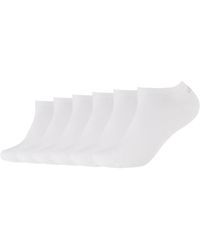 S.oliver Sneakersocken, (Packung, 6 Paar), Socken mit weichem Bund - Weiß