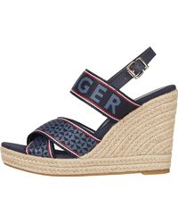 Damen-Sandalen mit Keilabsatz von Tommy Hilfiger | Online-Schlussverkauf –  Bis zu 60% Rabatt | Lyst DE