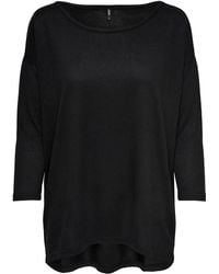 3/4-Arm-Shirt SOLID Lyst TOP\