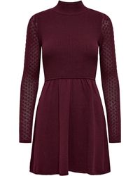 ONLY Strickkleid JESS - Rot